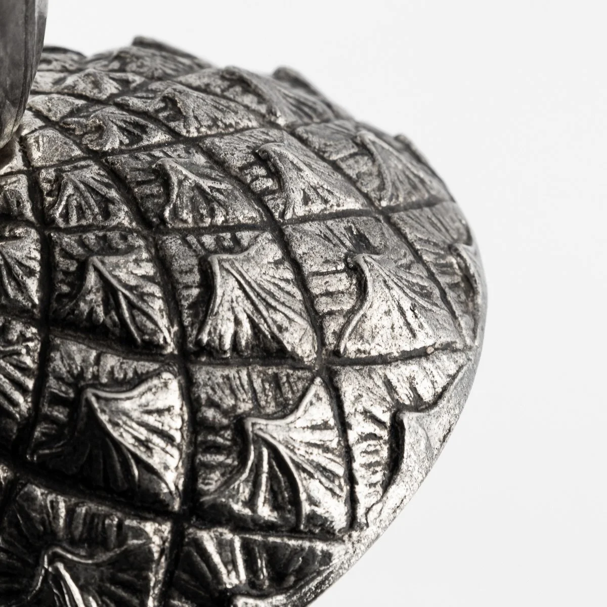 PUSHKINS.COM - B11424 - VINTAGE 20thC SILVER PLATED PINEAPPLE ICE BUCKET BY MAURO MANETTI, ITALY c.1970 - 10.jpg