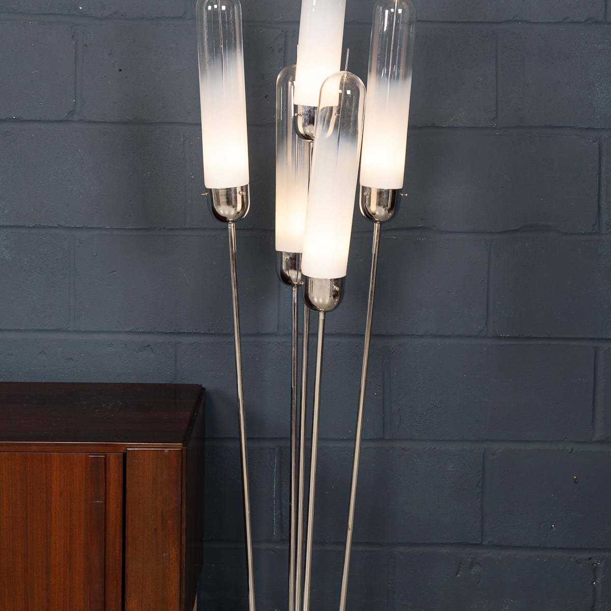 PUSHKINS.COM - B12002 - 20thC ITALIAN FIVE LIGHT MURANO GLASS LAMP BY CARLO NASON FOR MAZZEGA c.1970 - 07.jpg