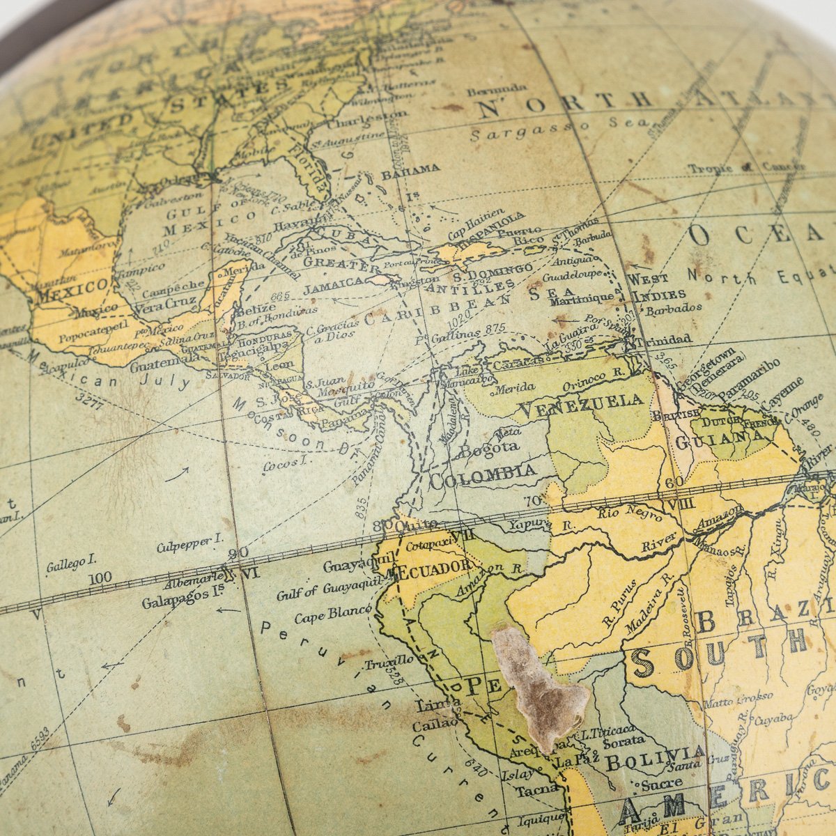 PUSHKINS.COM - D11161 - ANTIQUE 20thC BRITISH EMPIRE GLOBE BY GEORGE PHILIPS & SONS LTD c.1900 - 20.jpg