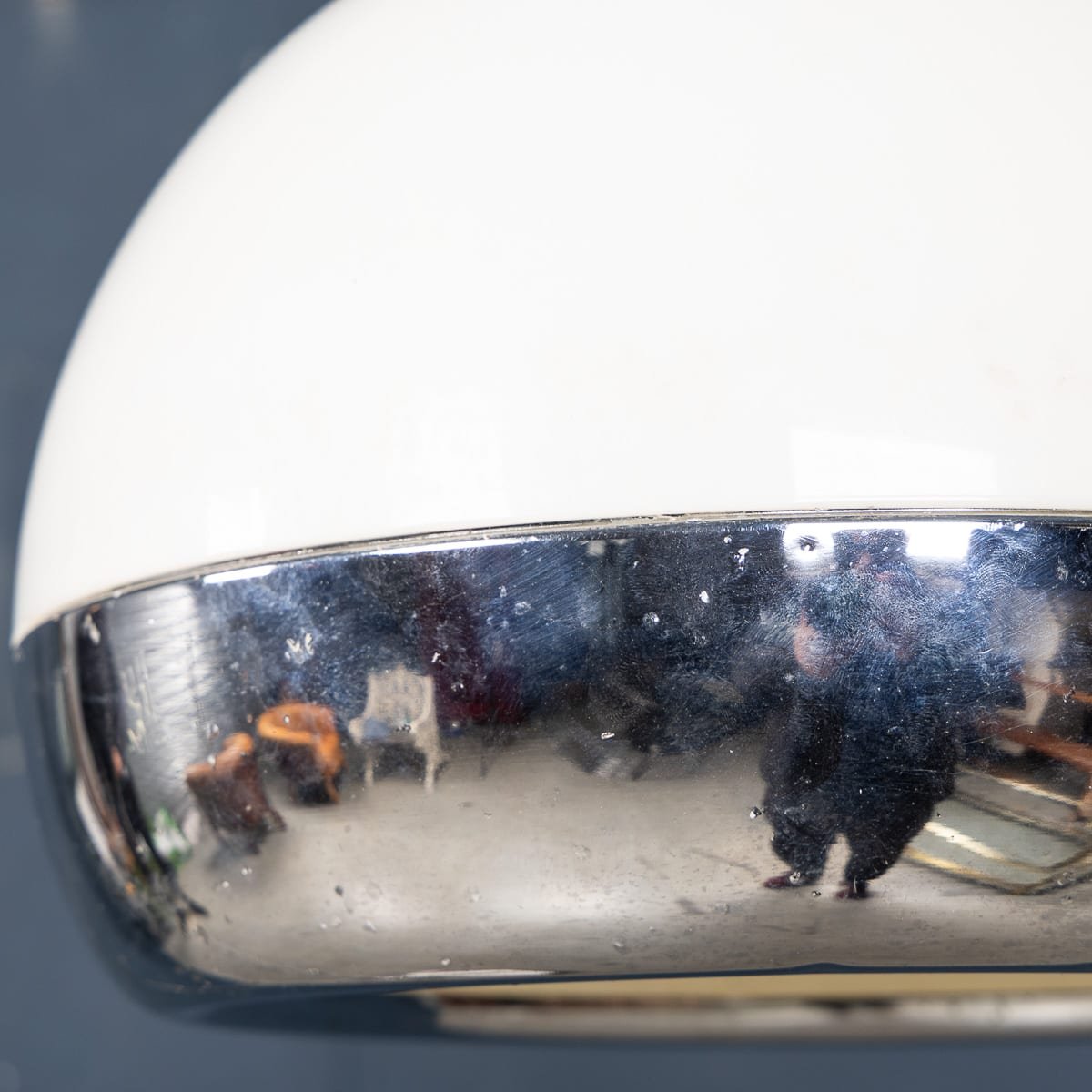 PUSHKINS.COM - B12012 - VINTAGE 20thC ITALIAN CHROME ARC FLOOR LAMP WITH OPALINE SHADE c.1970 - 11.jpg