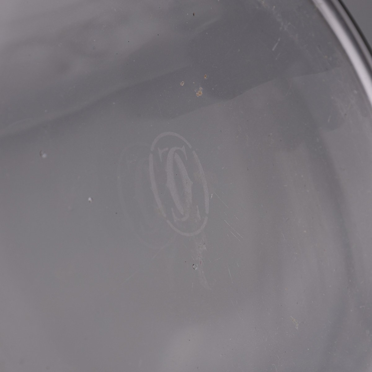 PUSHKINS.COM - J9796 - 20thC FRENCH SILVER MOUNTED GLASS ICE BUCKETS & CHAMPAGNE COOLER BY CARTIER - 09.jpg