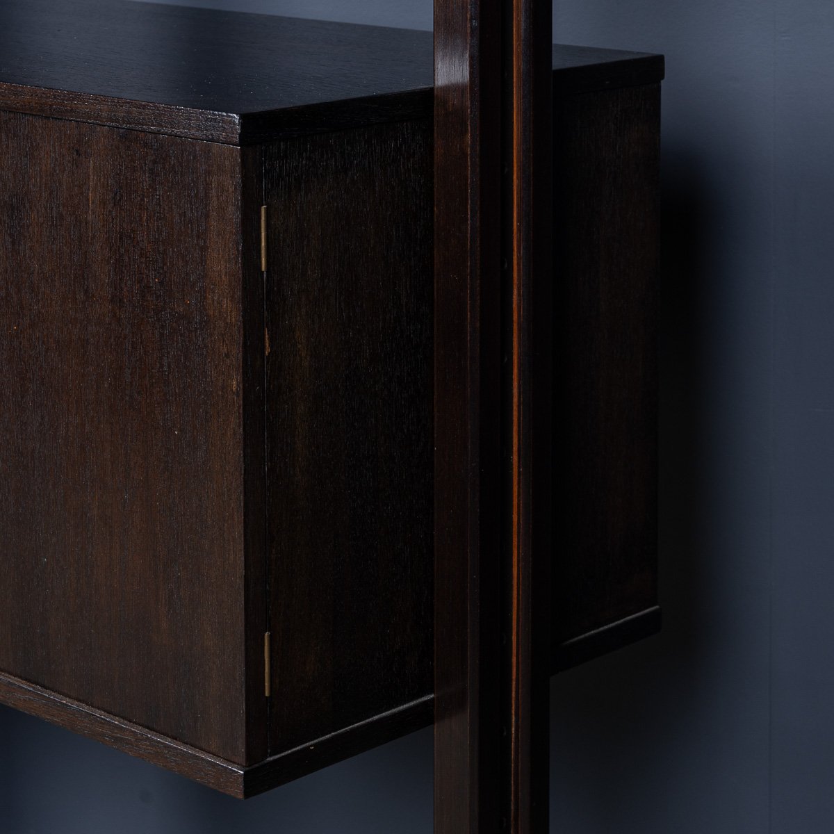 PUSHKINS.COM - D11123 - 20thC PAIR OF ITALIAN EBONISED WOODEN BOOKCASES c.1970 - 09.jpg