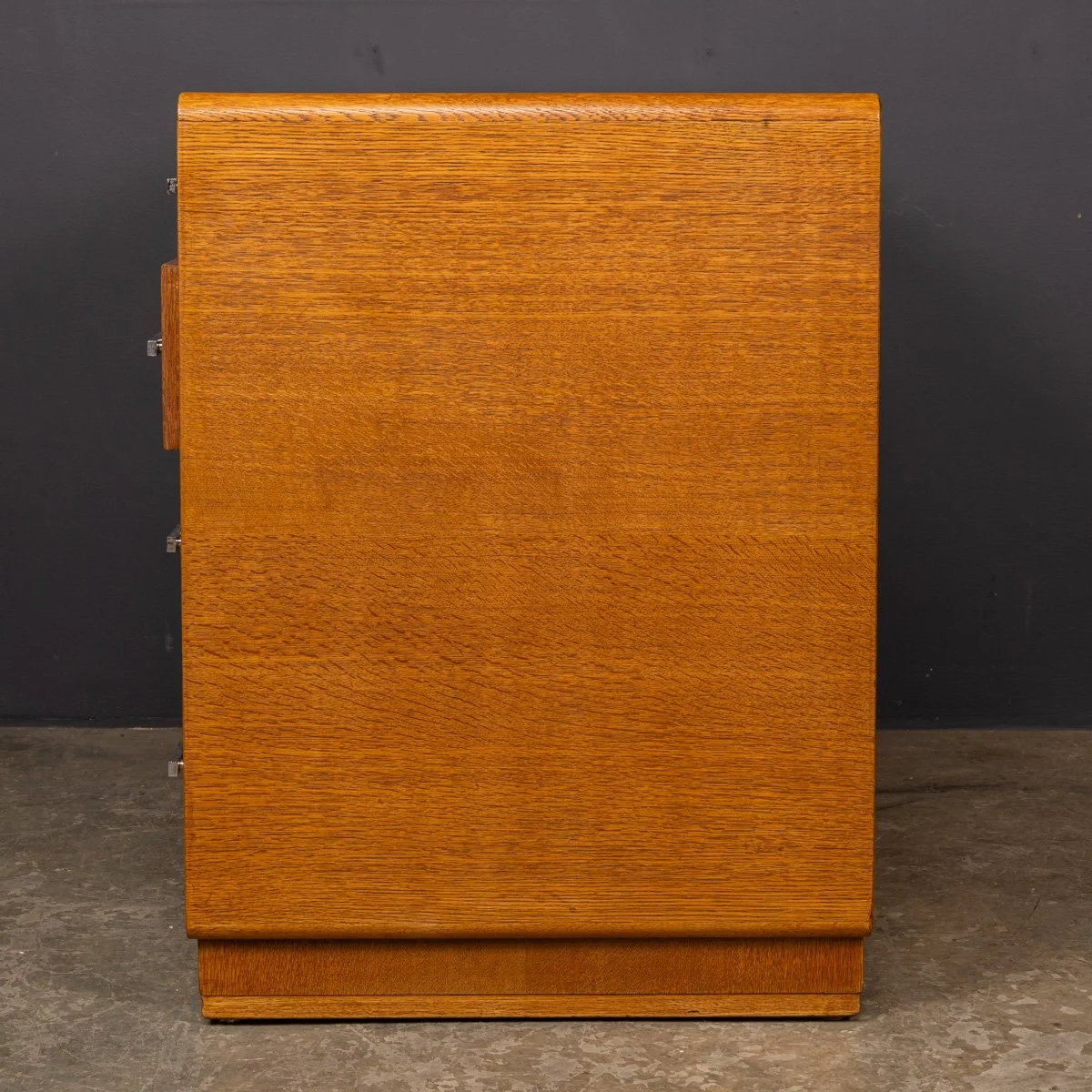 PUSHKINS.COM - Z12404 - ANTIQUE 20thC ENGLISH OAK ART DECO DESK BY HEALS c.1920 - 05.jpg