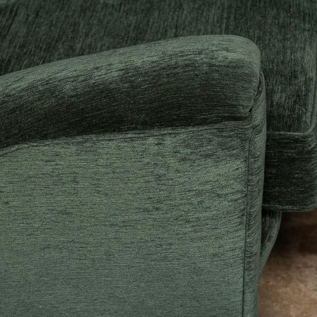 PUSHKINS.COM - D11774 - VINTAGE 20thC ITALIAN PAIR OF GREEN FABRIC ARMCHAIRS WITH OTTOMANS c.1950 - 26.jpg