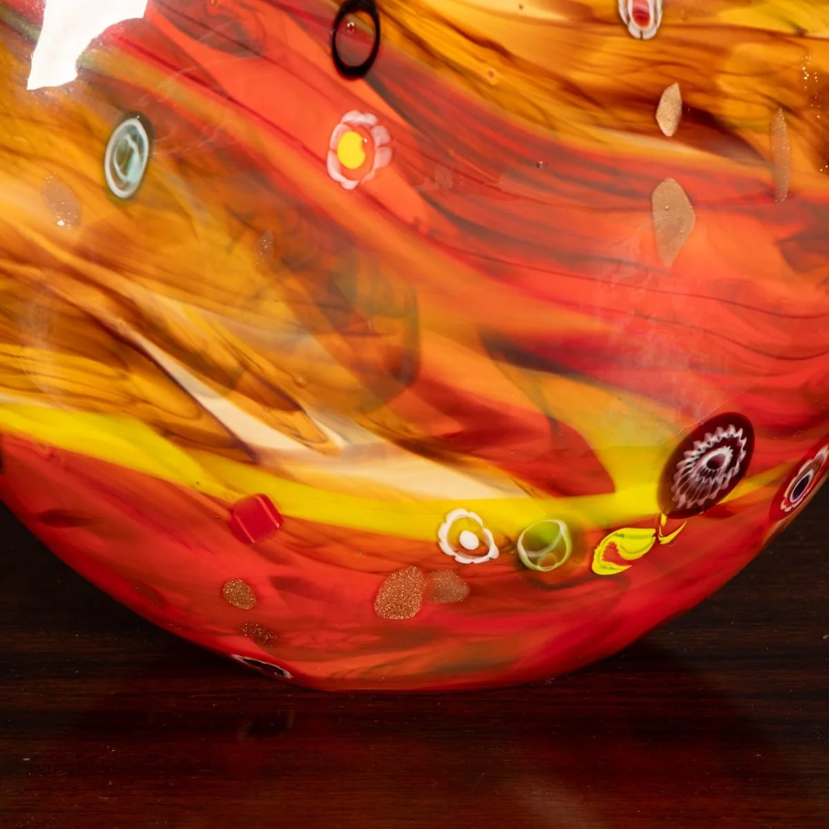 PUSHKINS.COM - B12260 - VINTAGE 20thC ITALIAN HAND BLOWN GLASS VASE, MADE IN MURANO - 09.jpg