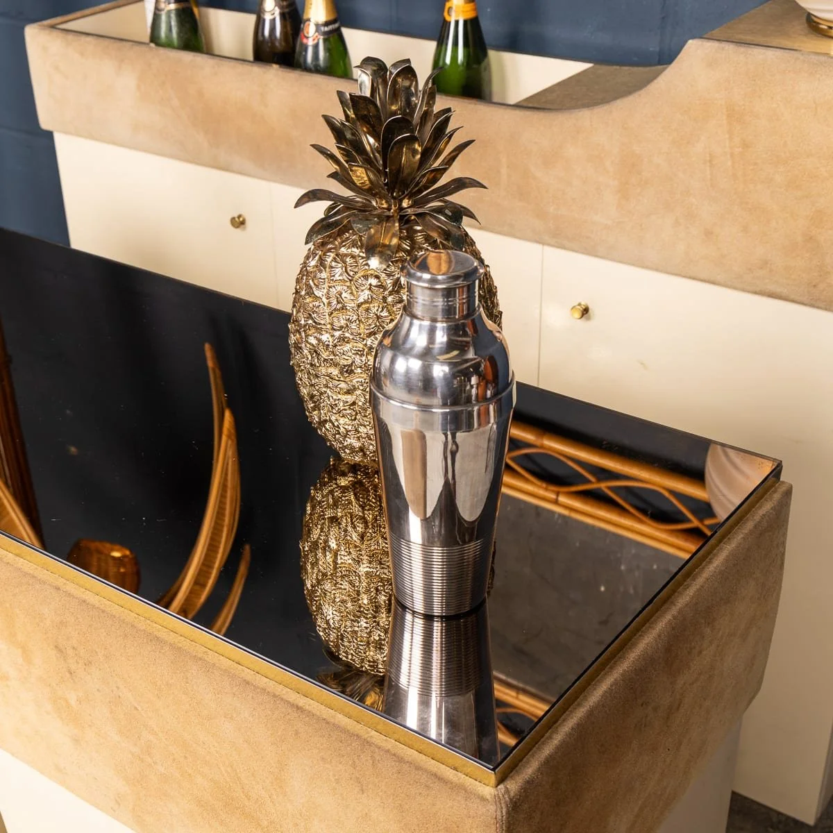 PUSHKINS.COM - B11859 - VINTAGE 20thC ITALIAN STANDING DRY BAR ATTRIBUTABLE TO WILLY RIZZO c.1970 - 21.jpg