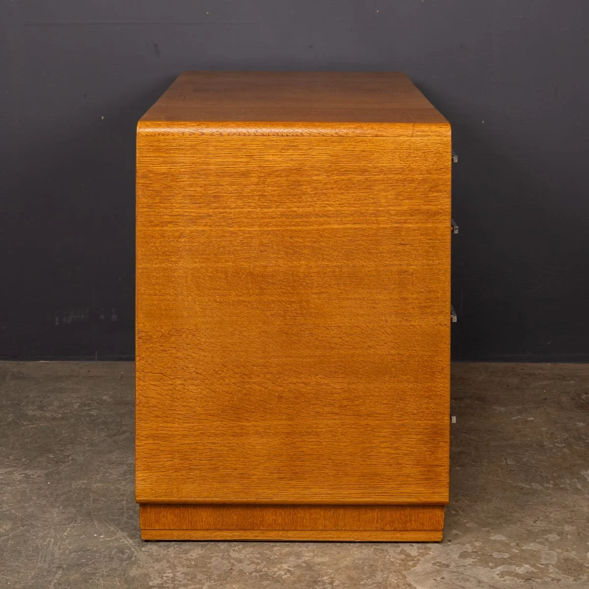 PUSHKINS.COM - Z12404 - ANTIQUE 20thC ENGLISH OAK ART DECO DESK BY HEALS c.1920 - 07.jpg