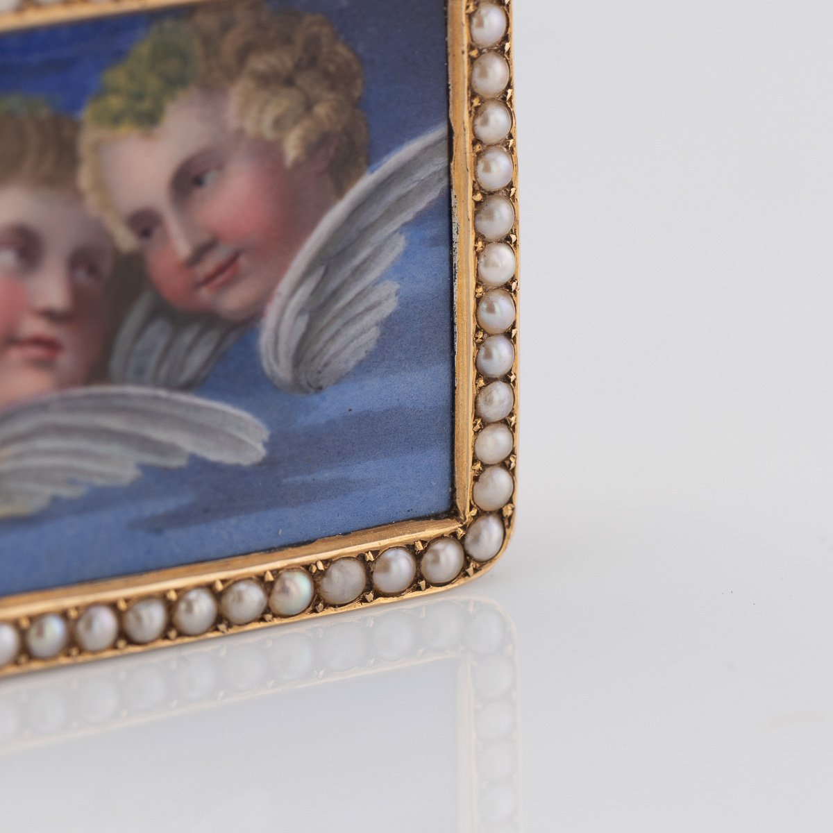 PUSHKINS.COM - A00009 - WIPANTIQUE 19thC SWISS 18k GOLD & ENAMEL VINAIGRETTE, JEAN-GEORGES RÉMOND c.1800 - 14.jpg