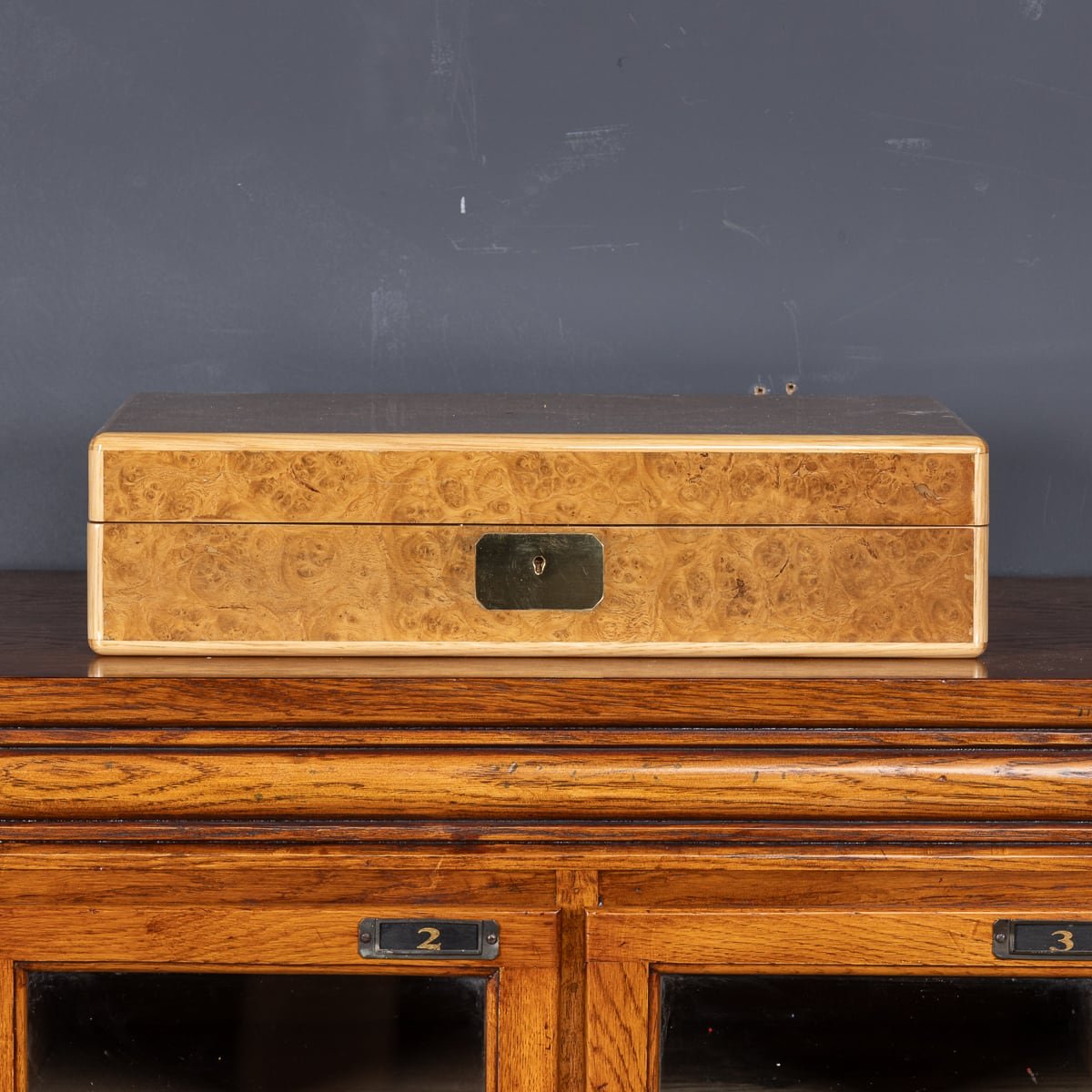 PUSHKIN'S - CONTEMPORARY WATCH & JEWELLERY BOX MADE IN POLLARD OAK - 3.jpg