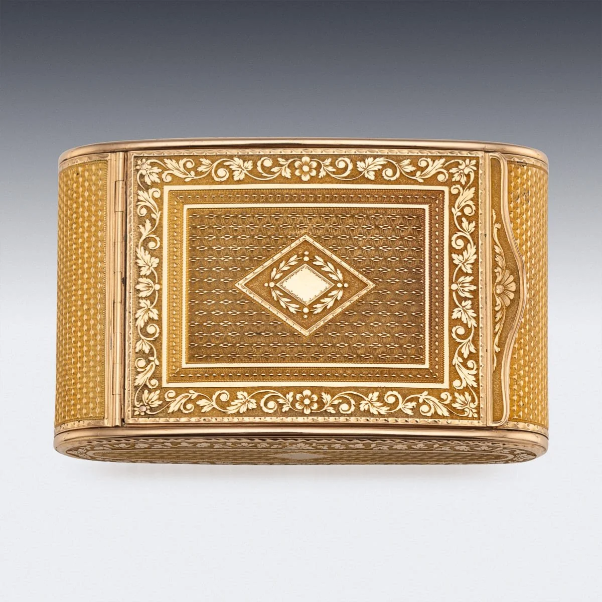 PUSHKINS.COM - A00144 - ANTIQUE 19thC SWISS 18K SOLID GOLD SNUFF BOX, GENEVA c.1840 - 04.jpg