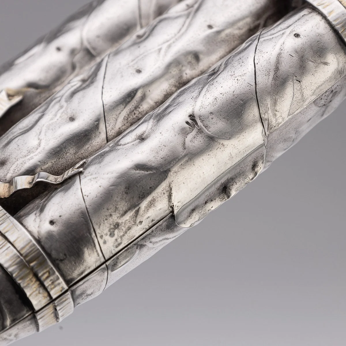 PUSHKINS.COM - J11380 - ANTIQUE 19thC AMERICAN SOLID SILVER CIGAR CASE, GORHAM c.1880 - 13.jpg
