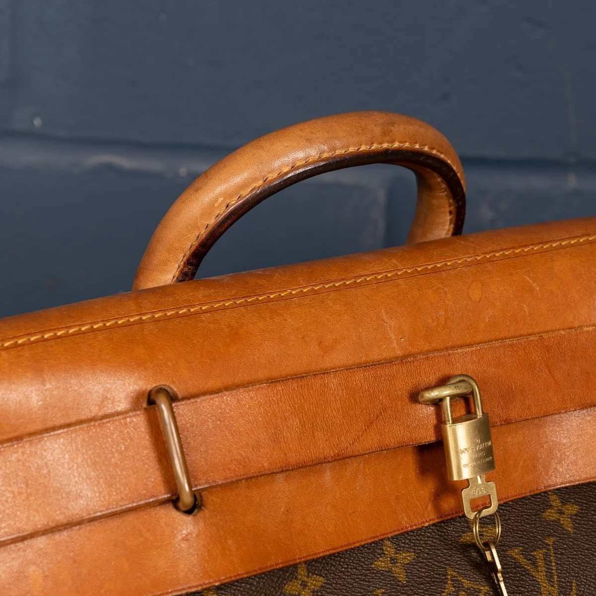 PUSHKIN'S - 20thC LOUIS VUITTON STEAMER 65 BAG IN MONOGRAM CANVAS, MADE IN FRANCE - 10.jpg