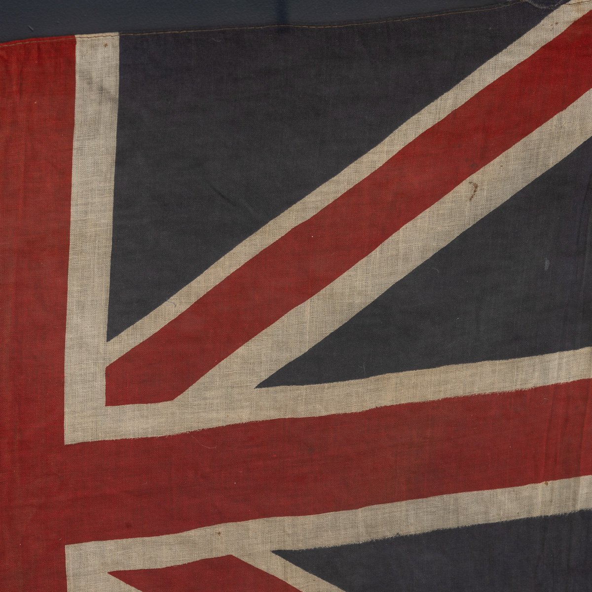 PUSHKINS.COM - D11341 - VINTAGE 20thC GLASS TO GLASS FRAMED UNION FLAG c.1940 - 06.jpg