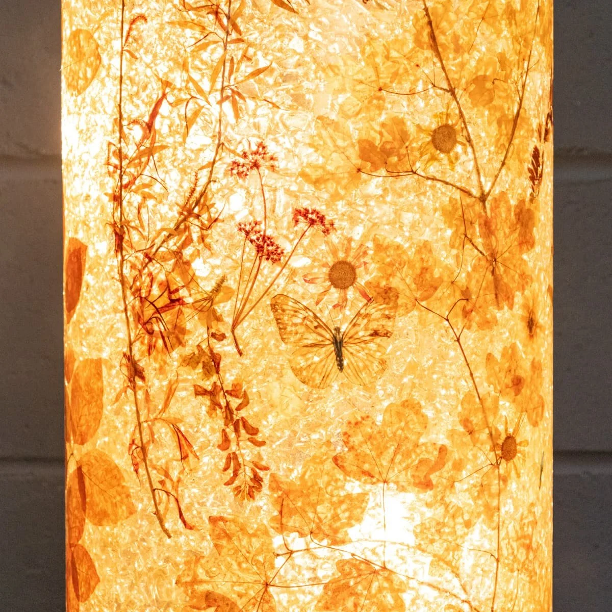 PUSHKINS.COM - B12363 - VINTAGE 20thC FRENCH ACCOLAY RESIN & BOTANICAL TABLE LAMP c.1970 - 24.jpg