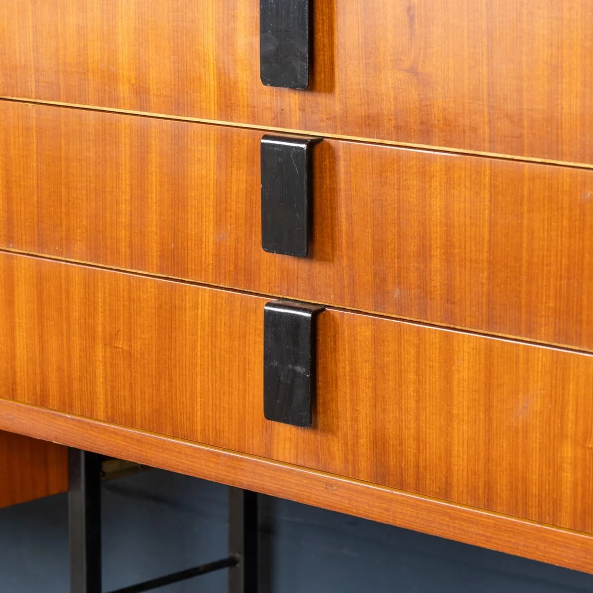 PUSHKINS.COM - B12390 - VINTAGE 20thC ITALIAN TEAK MODULAR WALL CABINET c.1960 - 15.jpg