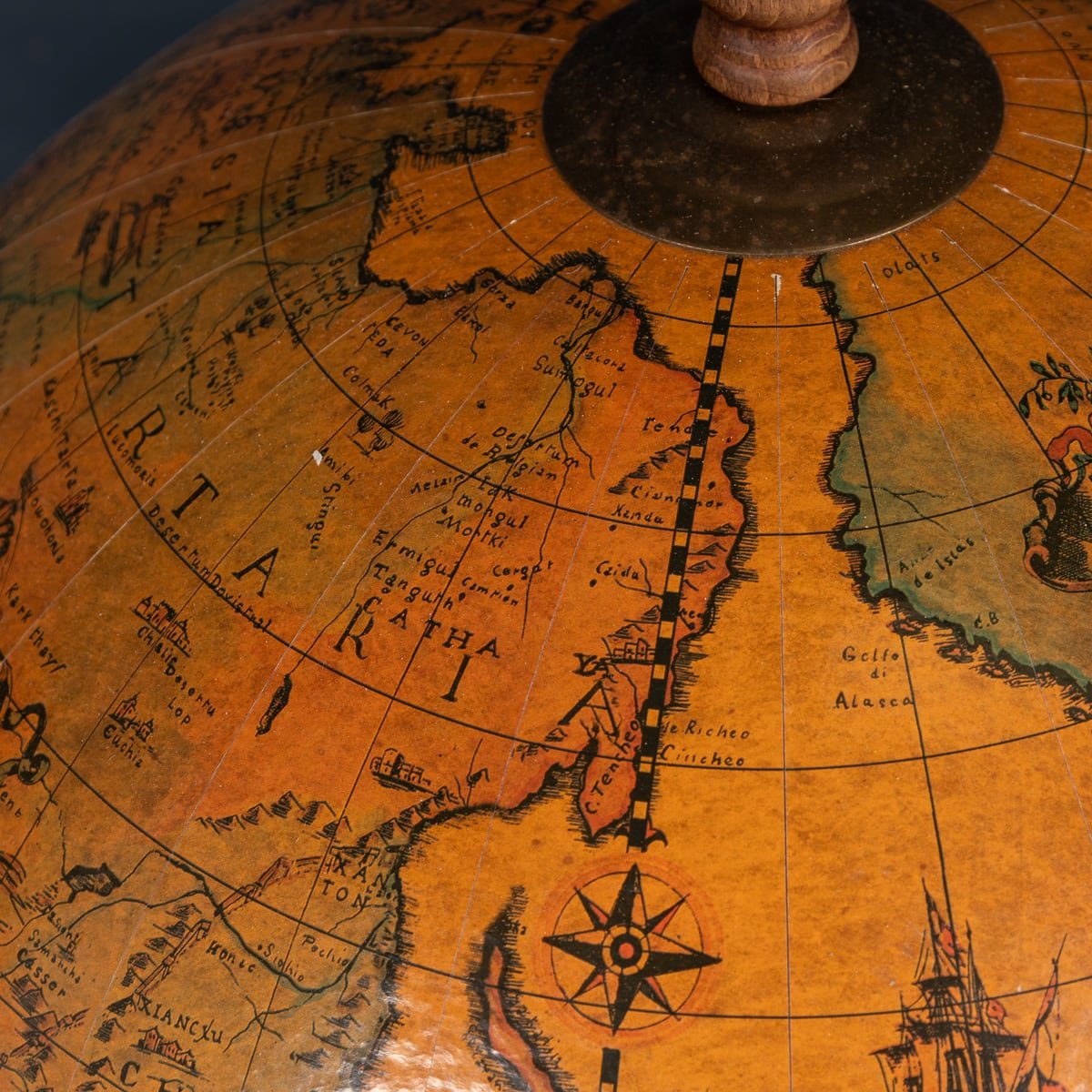 PUSHKIN'S - 20thC FRENCH GLOBE DRINKS TROLLEY c.1970 - 53.jpg