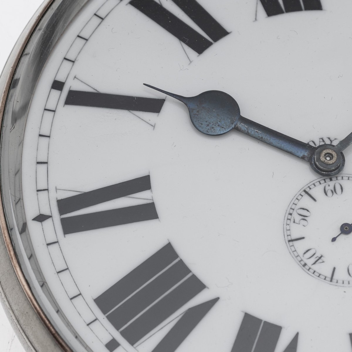 PUSHKINS.COM - D11673 - ANTIQUE 20thC ENGLISH SOLID SILVER MOUNTED DESK CLOCK, BIRMINGHAM c.1904 - 22.jpg