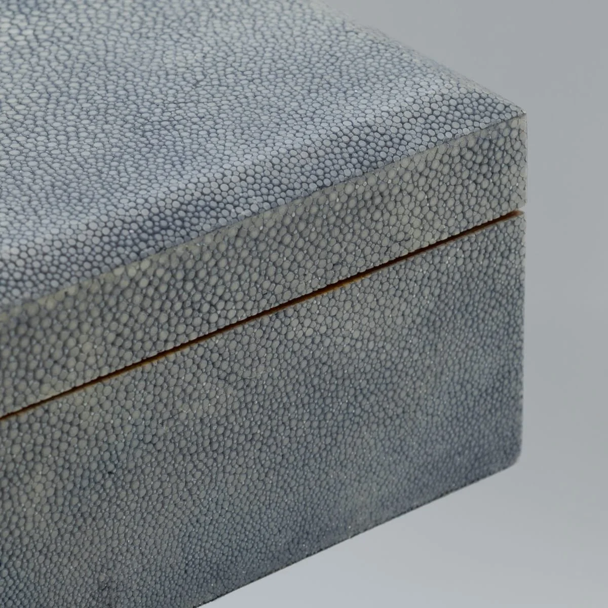 PUSHKINS.COM - J12207 - VINTAGE 20thC BLUE SHAGREEN CIGAR HUMIDOR c.1930 - 17.jpg
