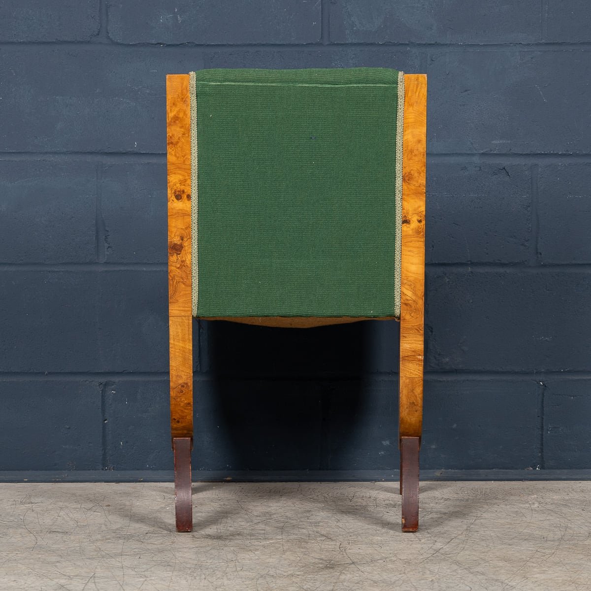 PUSHKINS.COM - 20thC ITALIAN ART DECO HALL CHAIR IN WALNUT c.1930 - 5.jpg