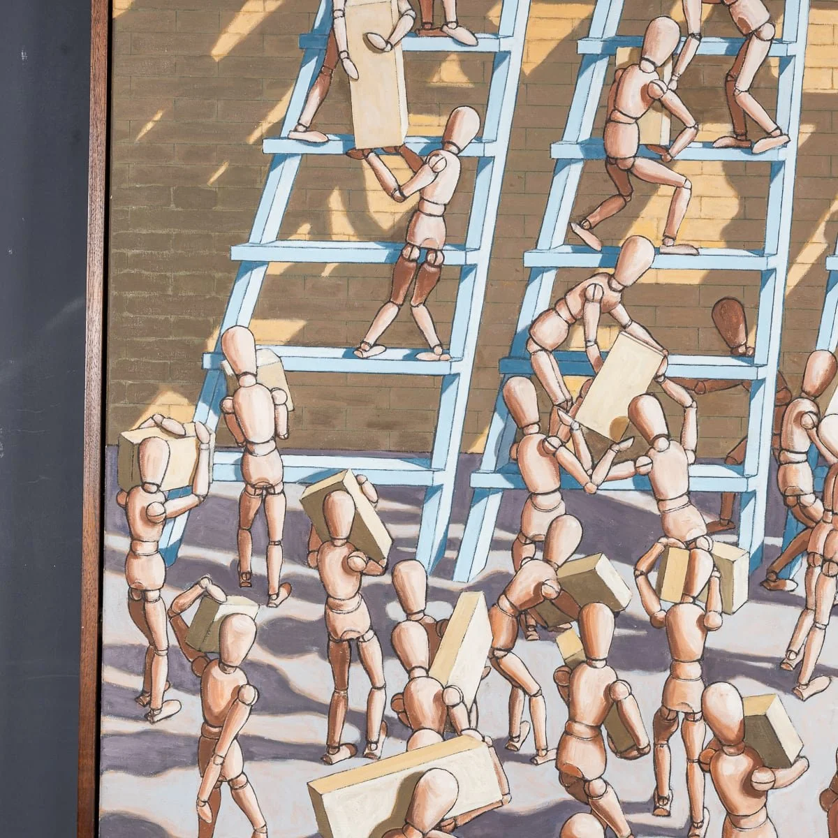 PUSHKIN'S - 20thC PAINTING OF LAY FIGURES BY DEREK CARRUTHERS (BRITISH 1935-2021) - 9.jpg
