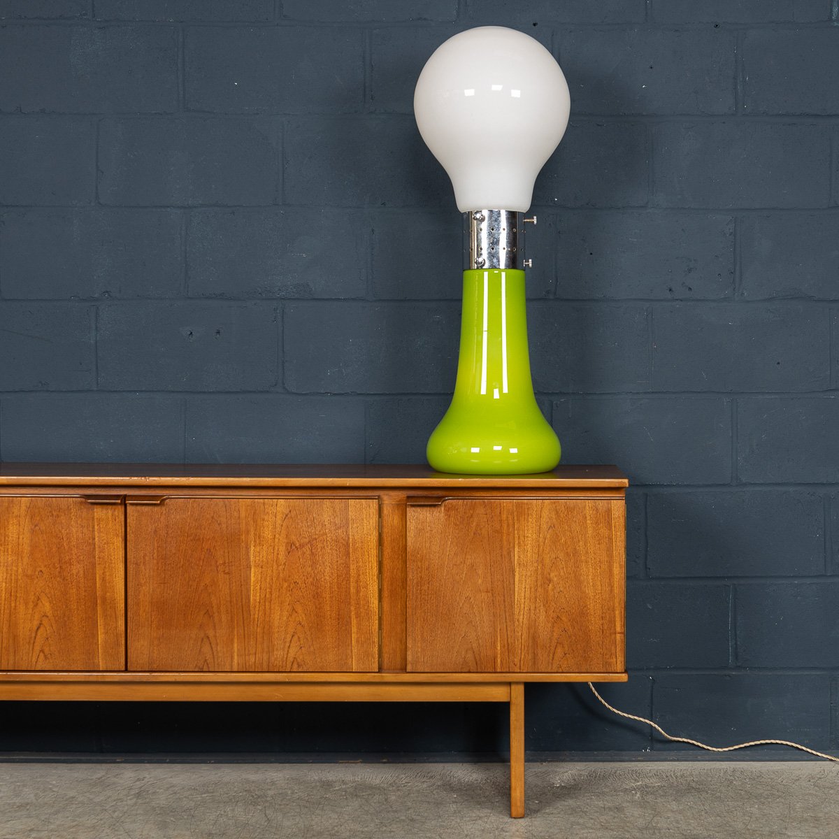 PUSHKINS.COM - B11419 - 20thC ITALIAN %22BIRILLO%22 TABLE : FLOOR LAMP BY CARLO NASON FOR MAZZEGA c.1970 - 05.jpg