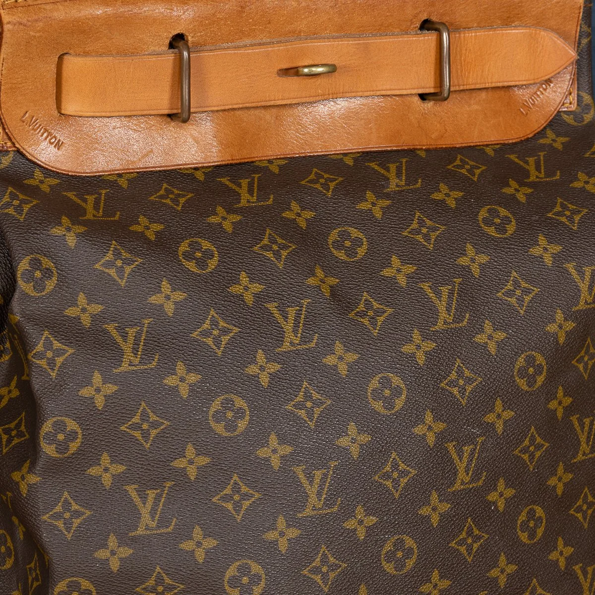 PUSHKINS.COM - B11407 - 20thC LOUIS VUITTON STEAMER 35 BAG IN MONOGRAM CANVAS, MADE IN FRANCE - 15.jpg