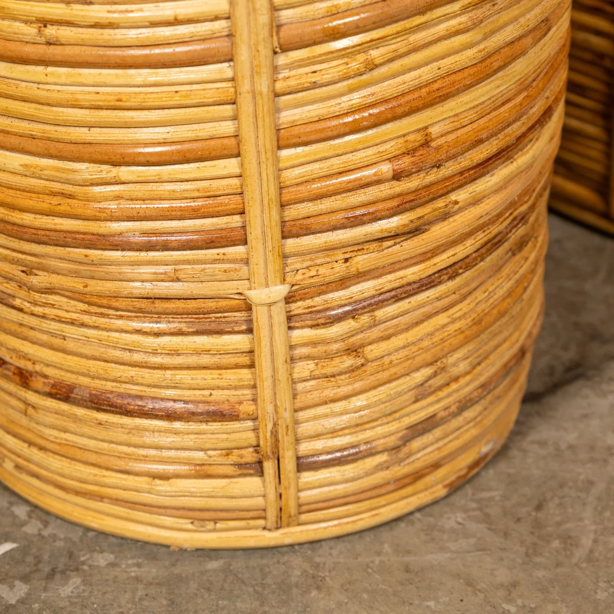 PUSHKINS.COM - Z12477 - VINTAGE 20thC ITALIAN BRASS & BAMBOO BASKETS ATTRIBUTABLE TO GABRIELLA CRESPI - 09.jpg