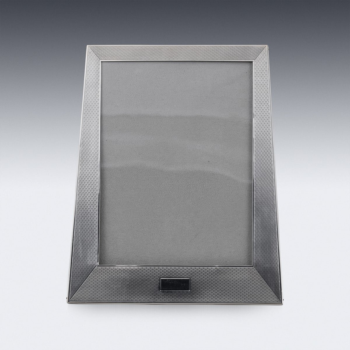PUSHKIN'S - ART DECO 20thC ENGLISH SOLID SILVER PHOTO FRAME, BIRMINGHAM c.1930 - 3.jpg
