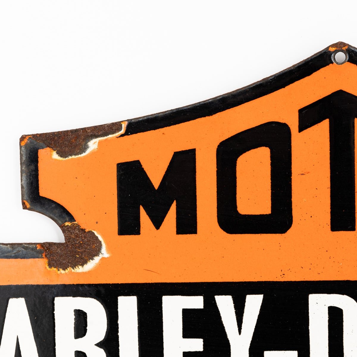 PUSHKINS.COM - A 20thC HARLEY-DAVIDSON MOTORCYCLES ENAMEL SIGN - 5.jpg