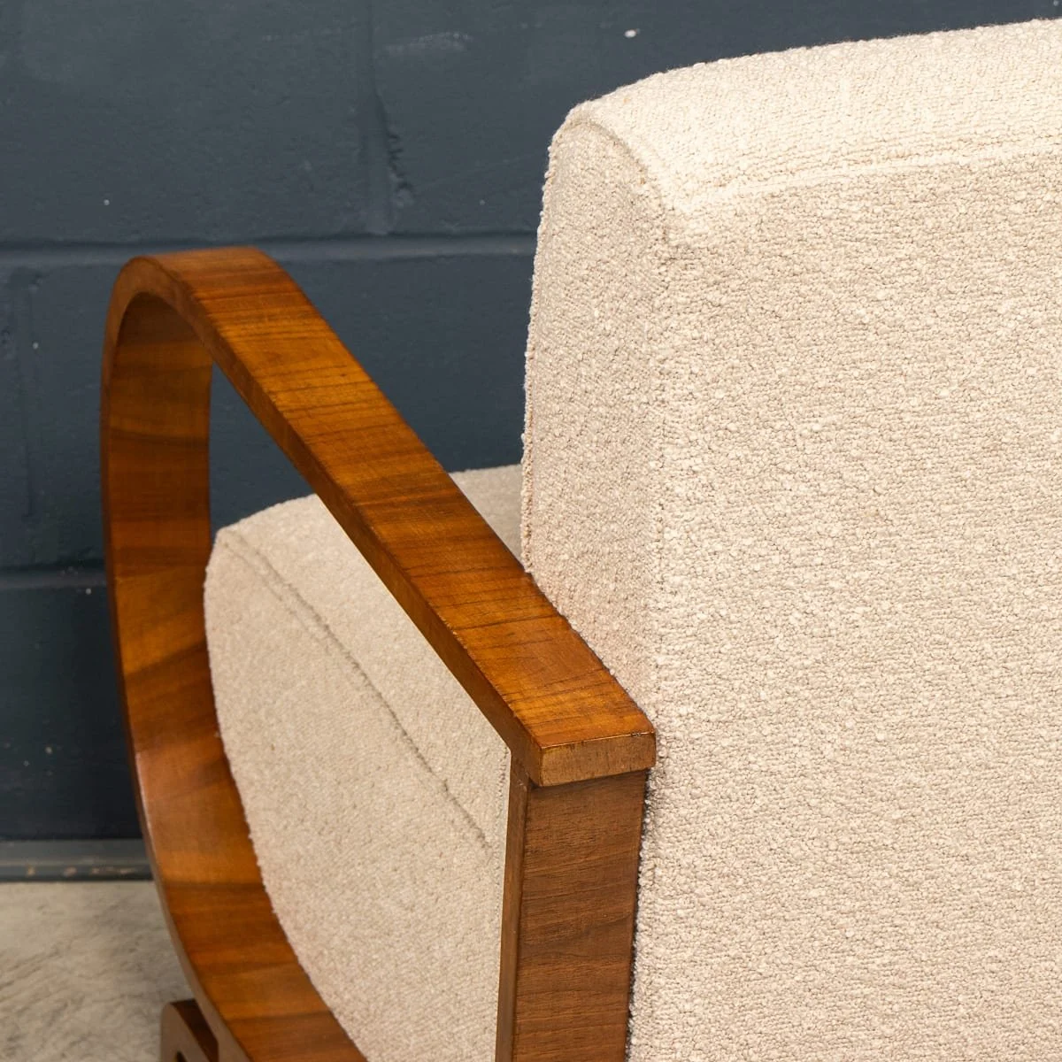 PUSHKINS.COM - B12787 - VINTAGE 20thC AUSTRIAN PAIR OF ART DECO ARMCHAIRS IN WALNUT & FABRIC c.1930 - 19.jpg