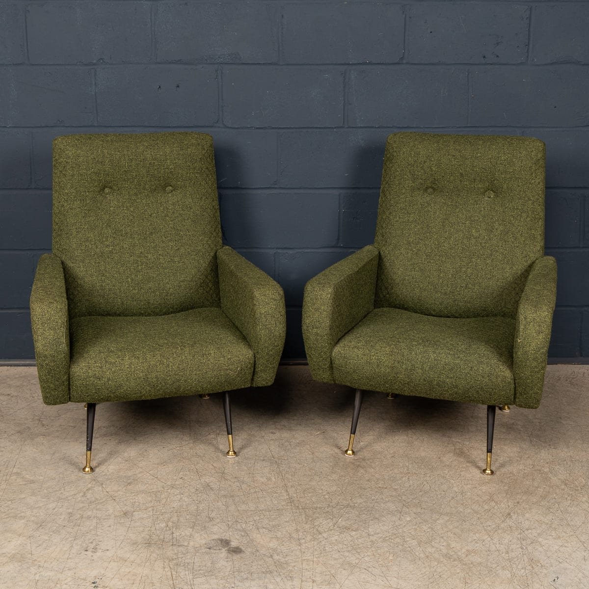 PUSHKINS.COM - B11841 - VINTAGE 20thC ITALIAN PAIR OF ARMCHAIRS IN THE MANNER OF MARCO ZANUSO c.1950 - 03.jpg