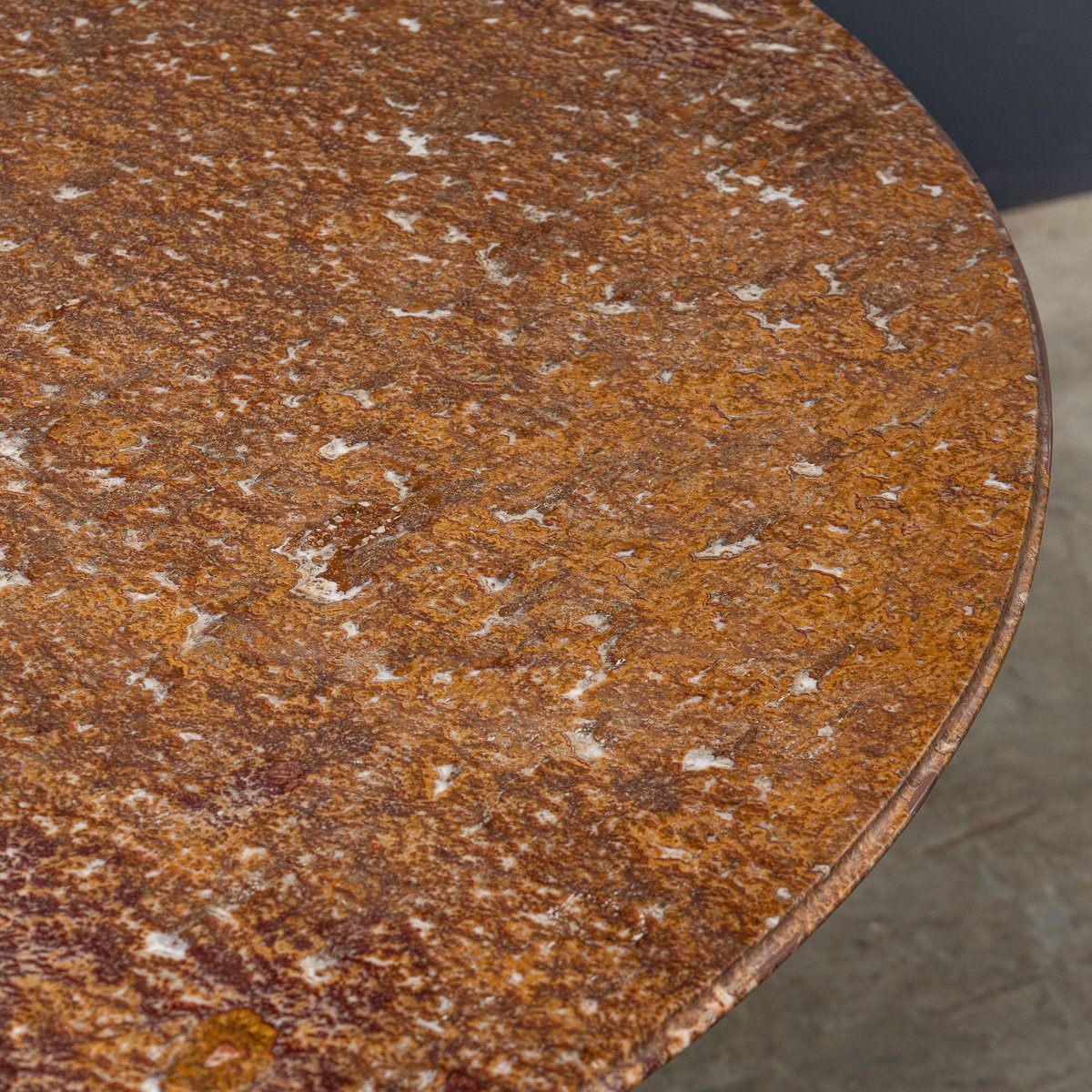 PUSHKINS.COM - D11133 - VINTAGE 20thC ITALIAN CIRCULAR MARBLE DINING TABLE BY OSVALDO BORSANI c.1960 - 09.jpg