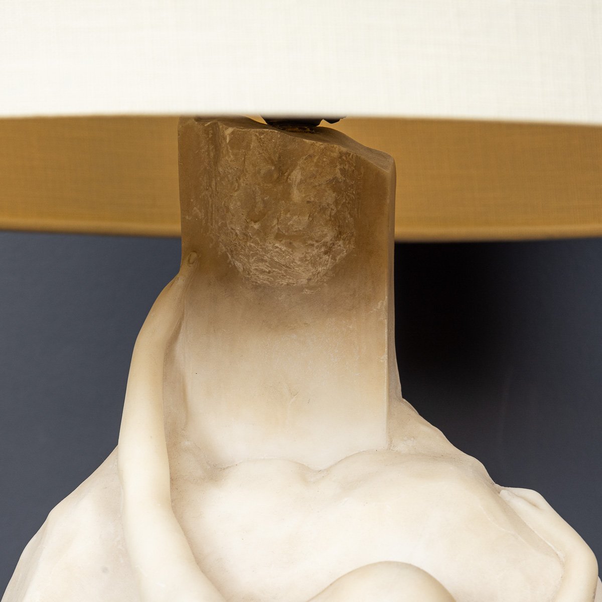 PUSHKINS.COM - D11139 - ANTIQUE 20thC ART DECO CARVED WHITE MARBLE LAMP c.1920 - 09.jpg