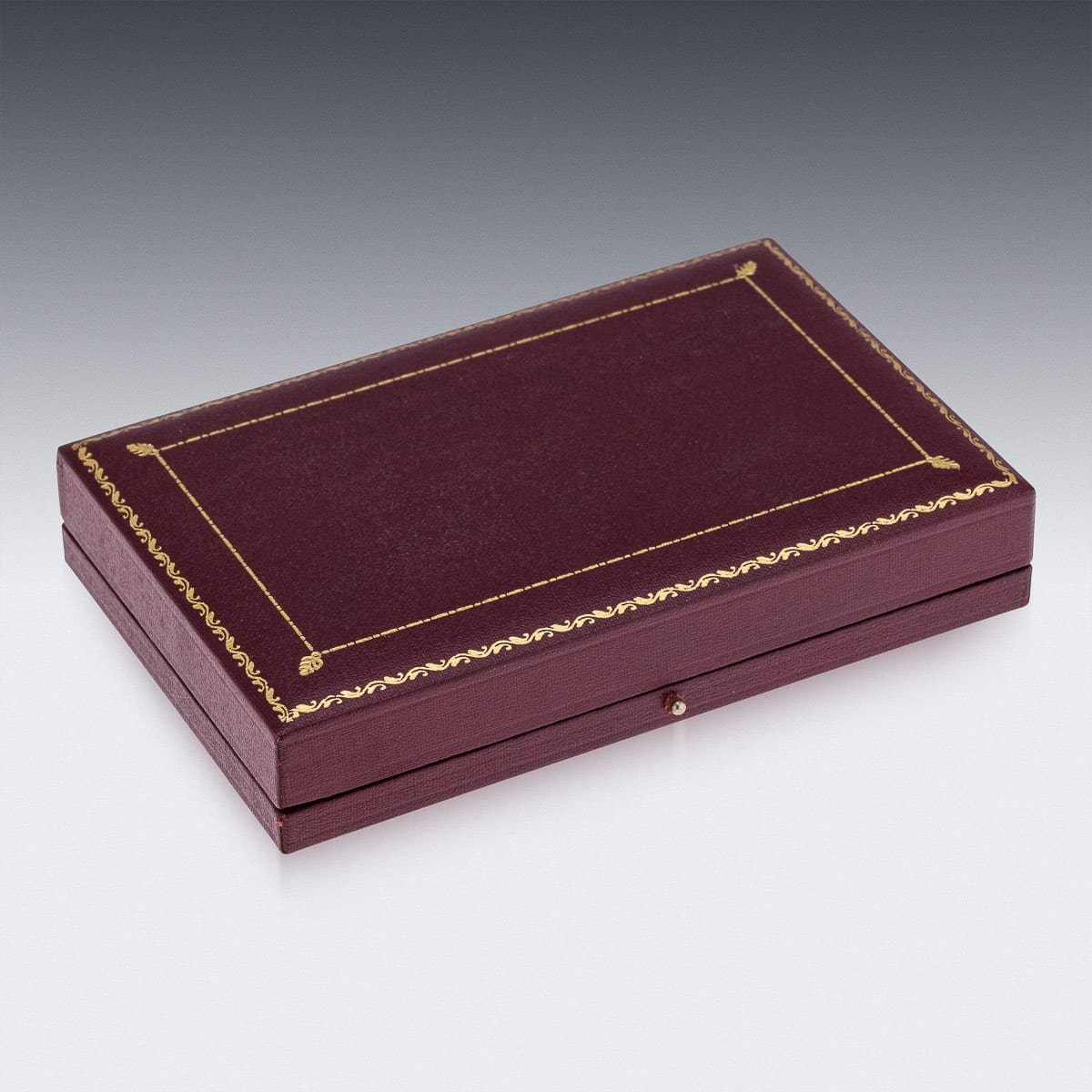 PUSHKINS.COM - J12131 - SUPERB 20thC SET OF SIX SOLID SILVER MENU HOLDERS, ASPREY & CO c.1990 - 04.jpg