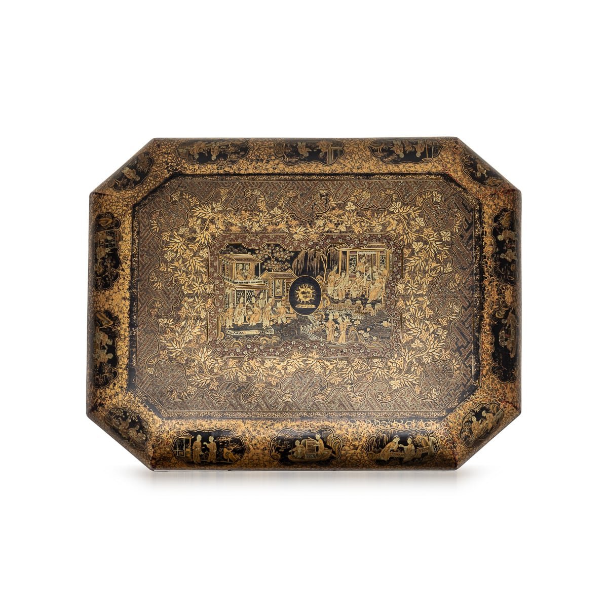 PUSHKINS.COM - ANTIQUE 19thC CHINESE LACQUERED GAMES BOX c.1890 - 1194.jpg
