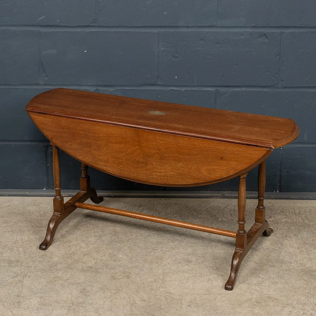 PUSHKINS.COM - B12783c - ANTIQUE 19thC MAHOGANY TABLE WITH QUEEN VICTORIA'S HMY ALBERTA YACHT WOOD c.1850 - 10.jpg
