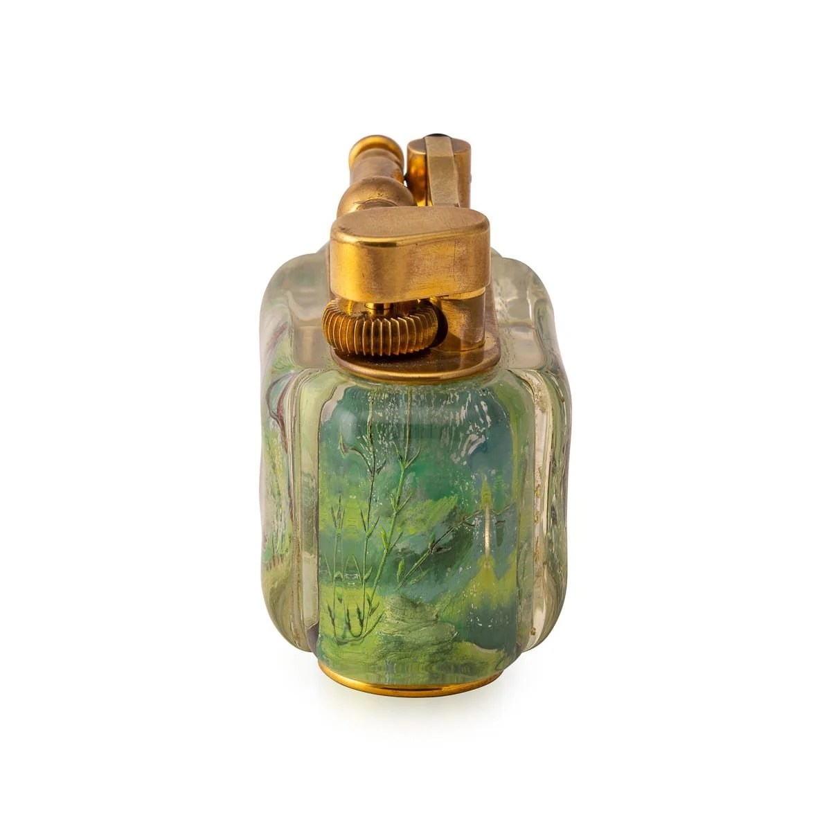 PUSHKINS.COM - D11807 - VINTAGE 20thC DUNHILL TROPICAL 'AQUARIUM' TABLE LIGHTER c.1950 - 07.jpg