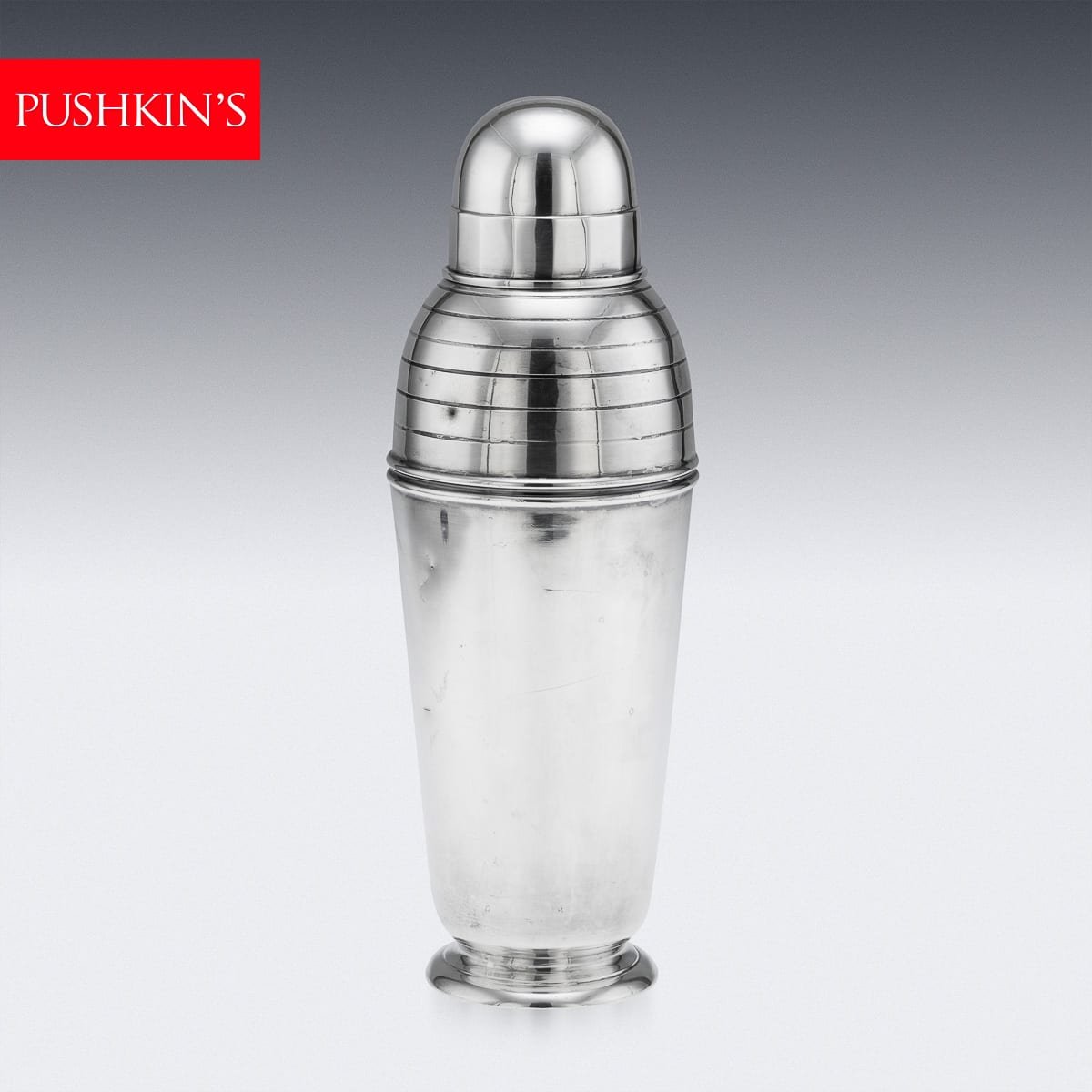 PUSHKINS.COM - J12203 - VINTAGE 20thC ART DECO SILVER PLATED COCKTAIL SHAKER BY ASPREY OF LONDON c.1930 - 02.jpg