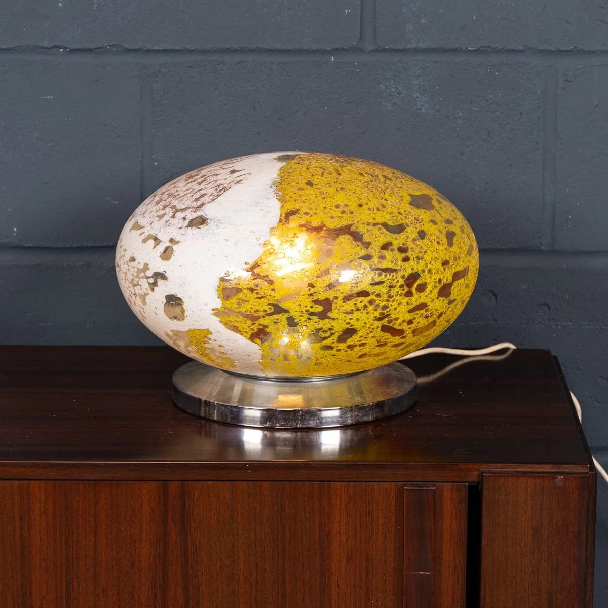 PUSHKINS.COM - B11853 - VINTAGE 20thC ITALIAN MURANO ART GLASS TABLE LAMP c.1970 - 03.jpg