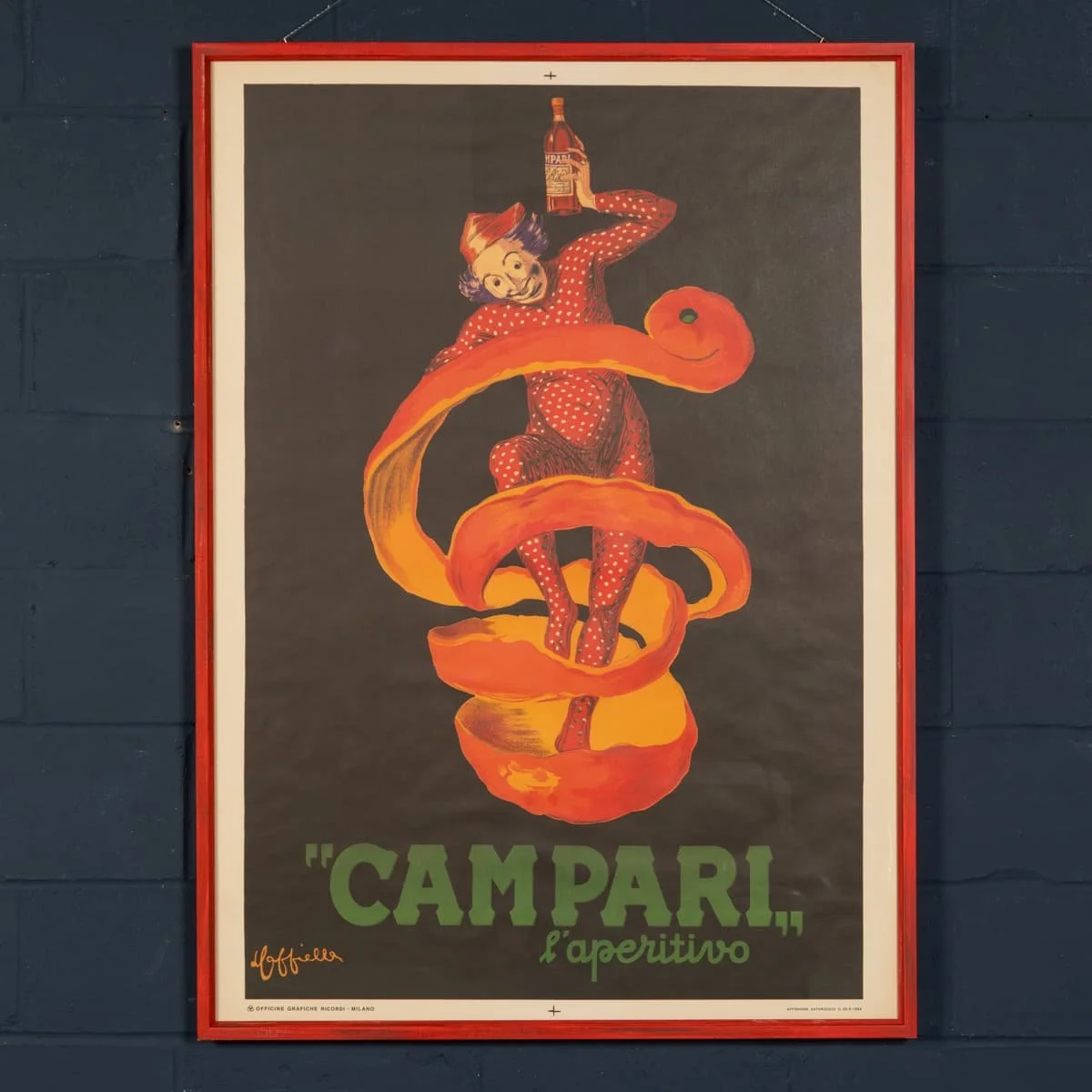 PUSHKINS.COM - B12383 - VINTAGE 20thC ITALIAN CAMPARI "LO SPIRITELLO" ADVERTISING POSTER c.1970 - 03.jpg