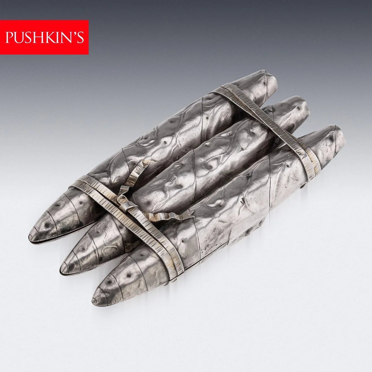 PUSHKINS.COM - J11380 - ANTIQUE 19thC AMERICAN SOLID SILVER CIGAR CASE, GORHAM c.1880 - 02.jpg