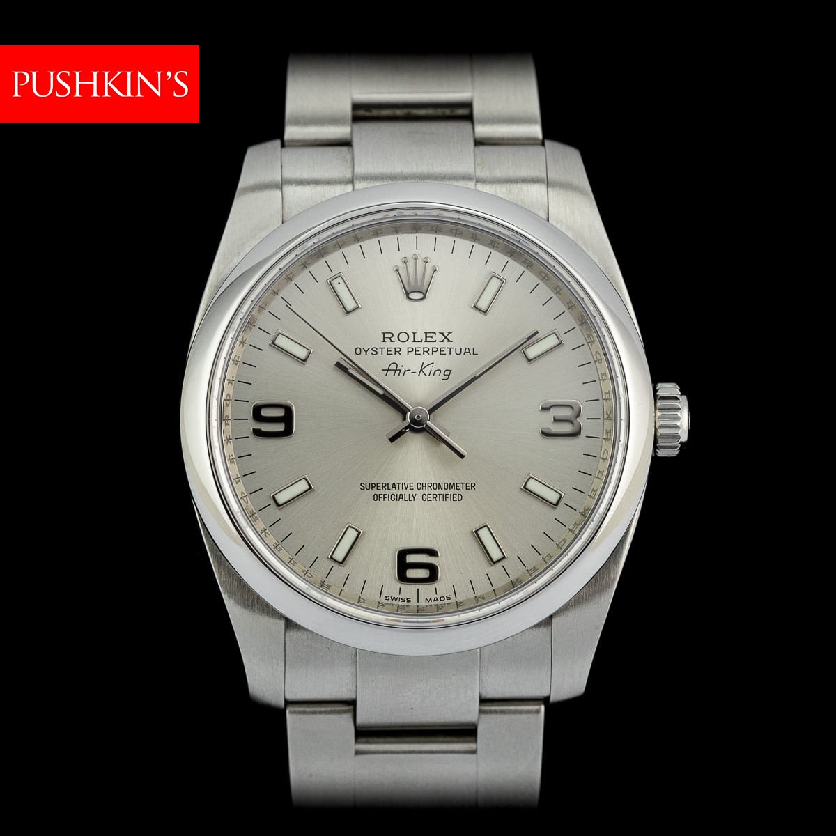 PUSHKIN'S - Rolex Air-King 114200 34mm watch only - 0.jpg