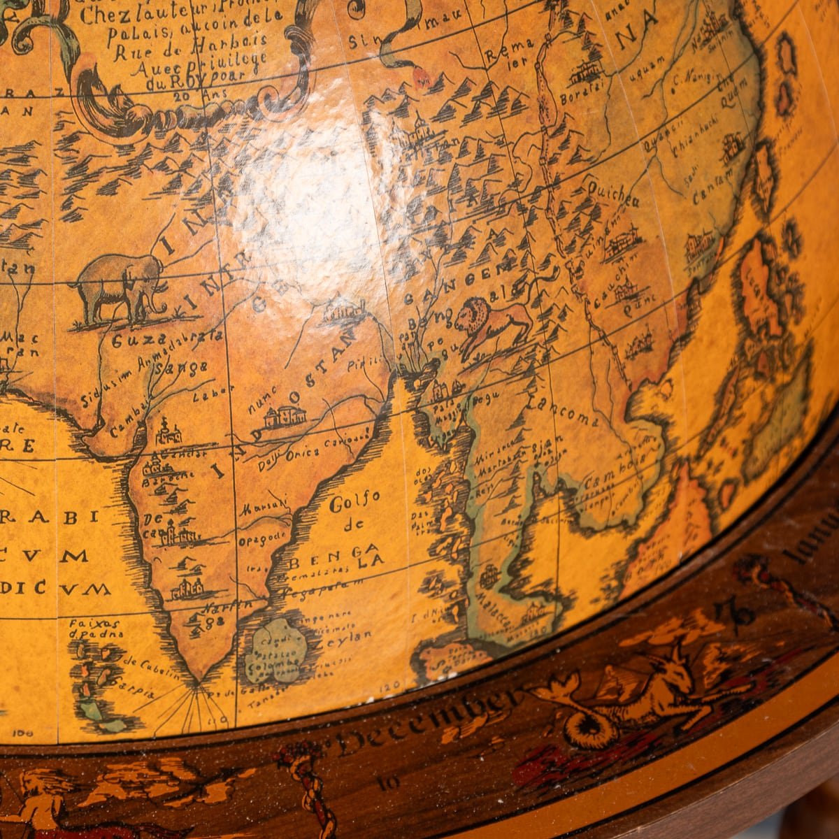 PUSHKIN'S - 20thC FRENCH GLOBE DRINKS TROLLEY c.1970 - 47.jpg