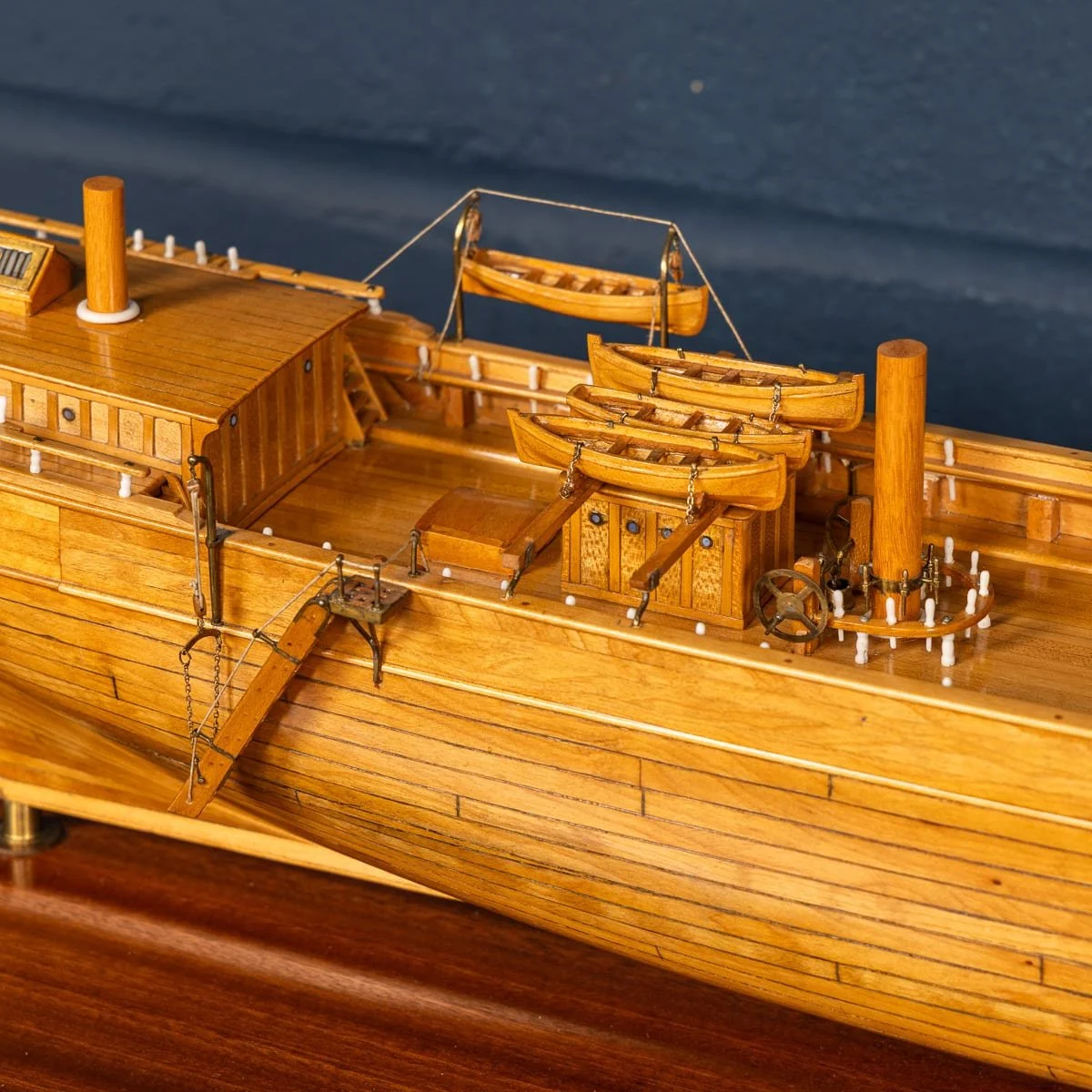 PUSHKINS.COM - B11858 - 20thC MARITIME CLUB HOUSE CASED PLANKED & FRAMED SHIP MODEL BY A. KAUSEN c.1934 - 30.jpg