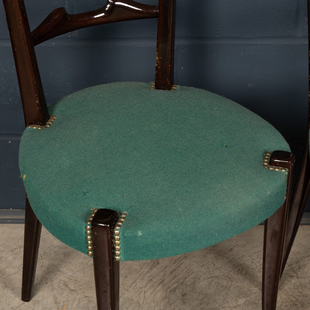 PUSHKINS.COM - B11865 - 20thC ITALIAN DINING SET : GAMES TABLE WITH PLAYING CARDS MOTIF BY ALDO TURA - 34.jpg