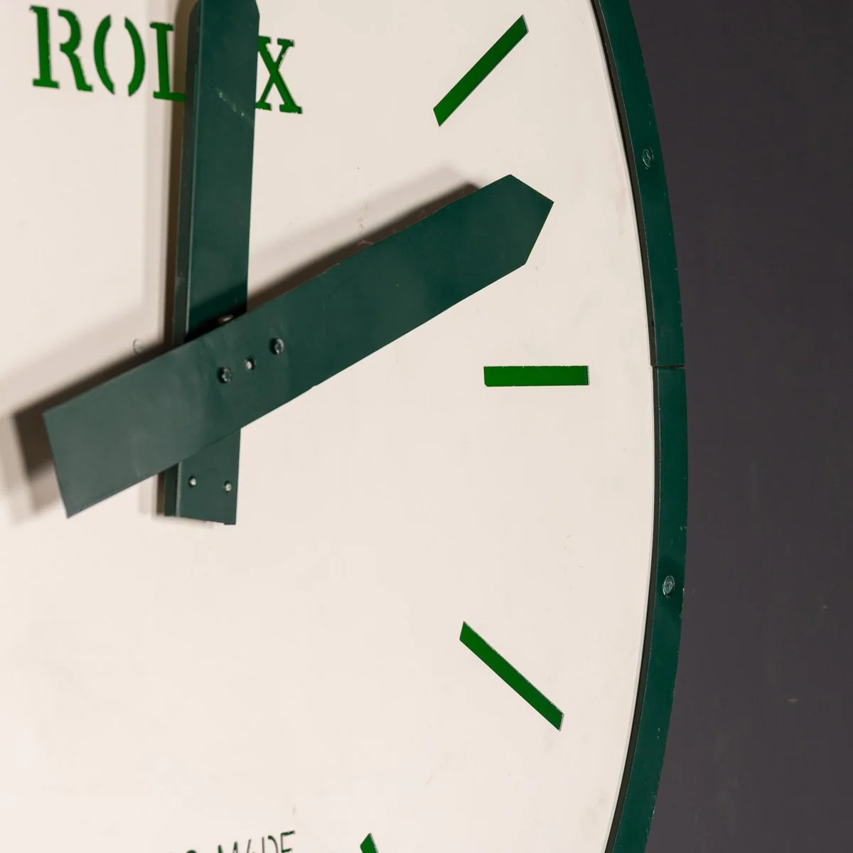 PUSHKINS.COM - Z12397 - VINTAGE 20thC MONUMENTAL SWISS ROLEX DOUBLE FACED DISPLAY CLOCK c.1980 - 10.jpg