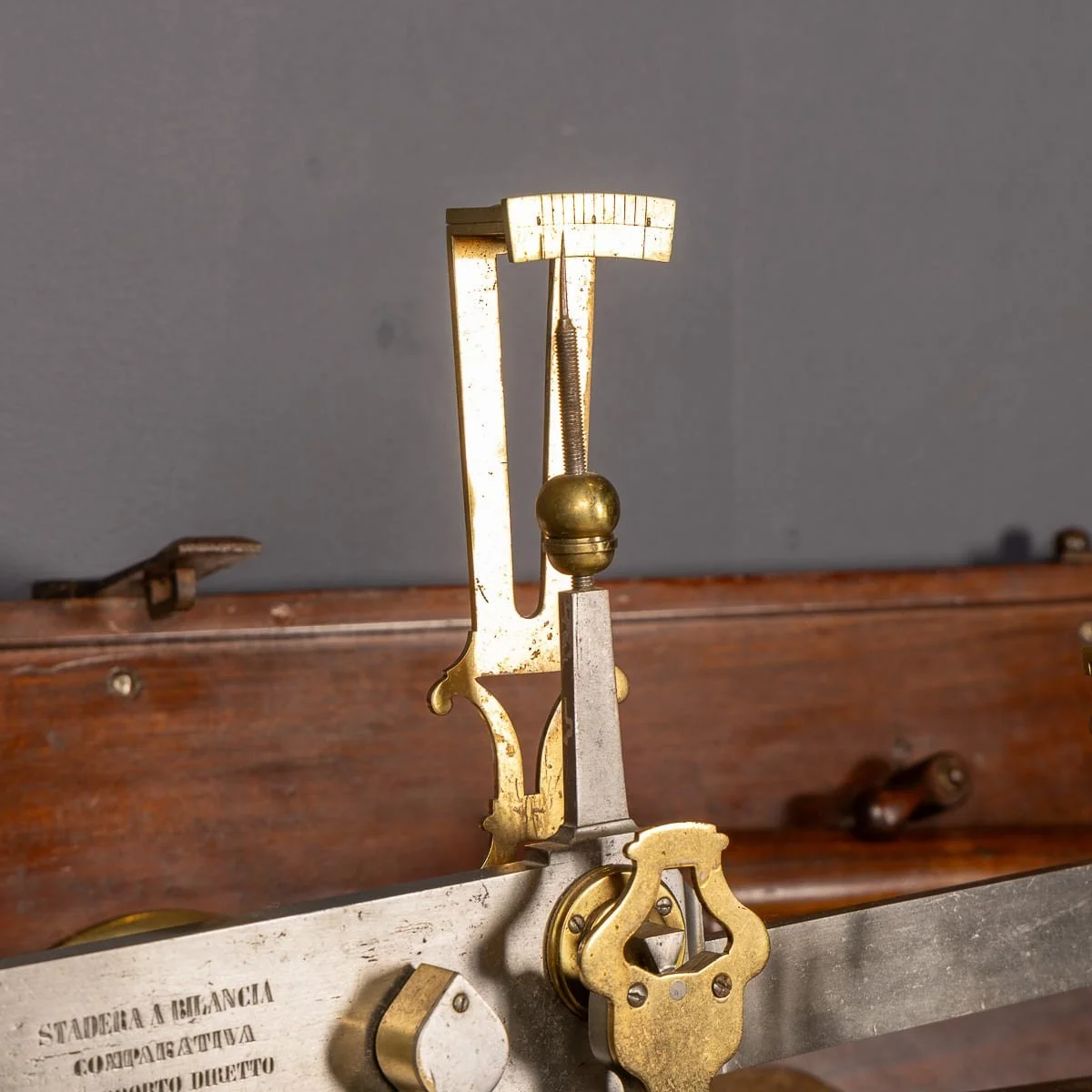 PUSHKINS.COM - D11974 - ANTIQUE 19thC ITALIAN BALANCE SCALES BY DECKER, MADE IN TURIN c.1870 - 49.jpg