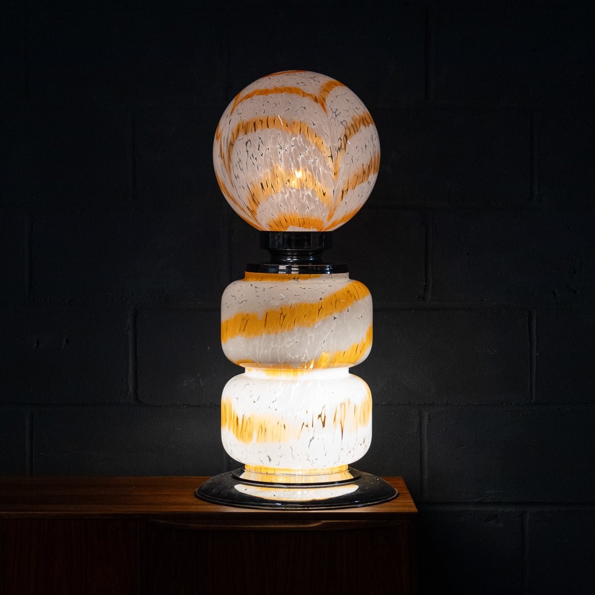 PUSHKINS.COM - 20thC ITALIAN TABLE LAMP BY CARLO NASON FOR MAZZEGA c.1970 - 3.jpg