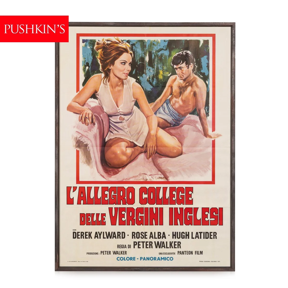 PUSHKINS.COM - B12329 - 20thC ITALIAN FILM POSTER FOR "L'ALLEGRO COLLEGIO DELLE VERGINI INGLESI" c.1973 - 02.jpg