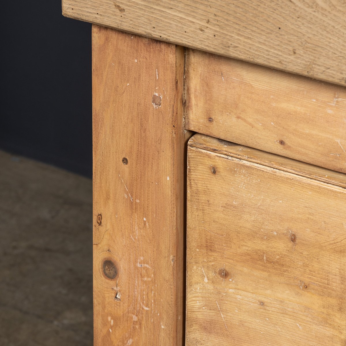 PUSHKINS.COM - D11126 - ANTIQUE 20thC FRENCH BUTCHERS BLOCK TABLE c.1920 - 11.jpg